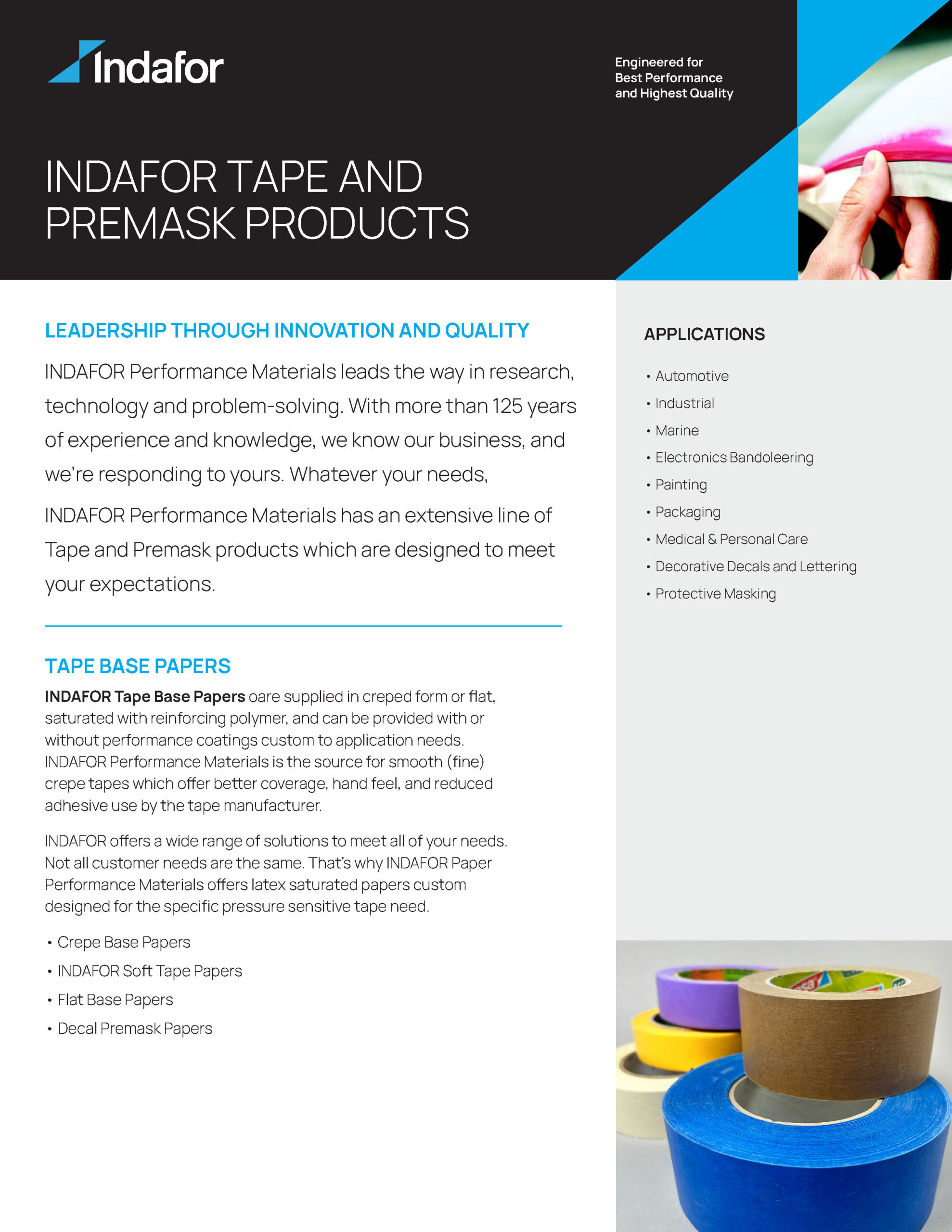 Indafor Tape Products